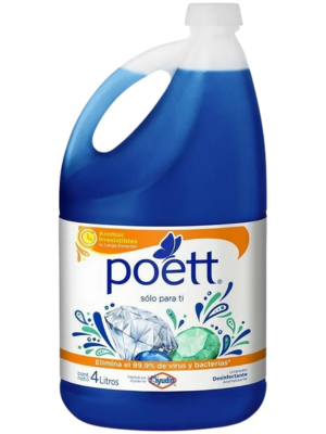 Limpiador Líquido Aromatizante Poett Sólo Para Tí x 4 lts