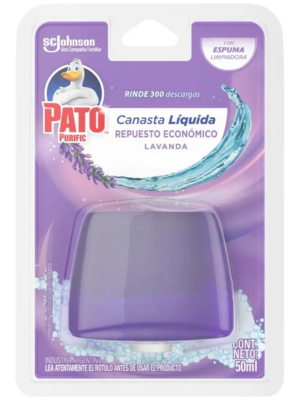Canasta Líquida Inodoro Repuesto Pato Purific Lavanda