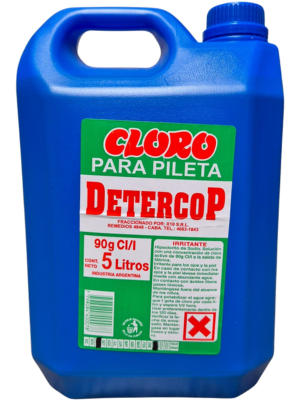 Cloro Pileta x 5lts Detercop