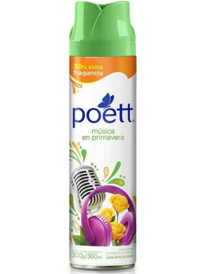 Desodorante Poett Aerosol Música en Primavera 360cc