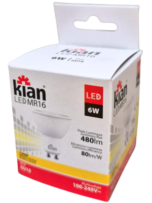 Dicroica Led Kian GU10 Cálida 6W - Imagen 3