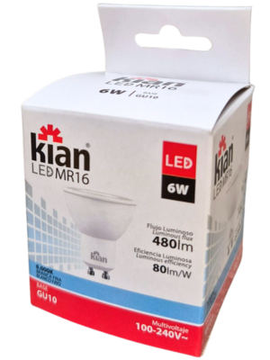 Dicroica Led Kian GU10 Fría 6W - Imagen 3