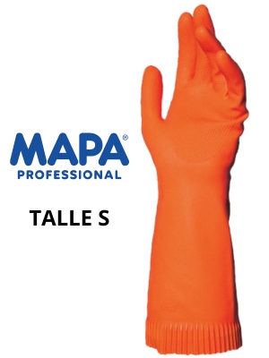 Guantes Naranjas Mapa No Drop 182 Talle S
