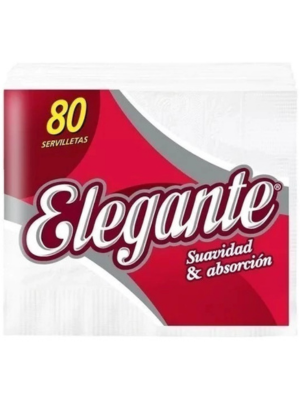 Servilleta Elegante 33x32cm 80 unidades- Cod 941